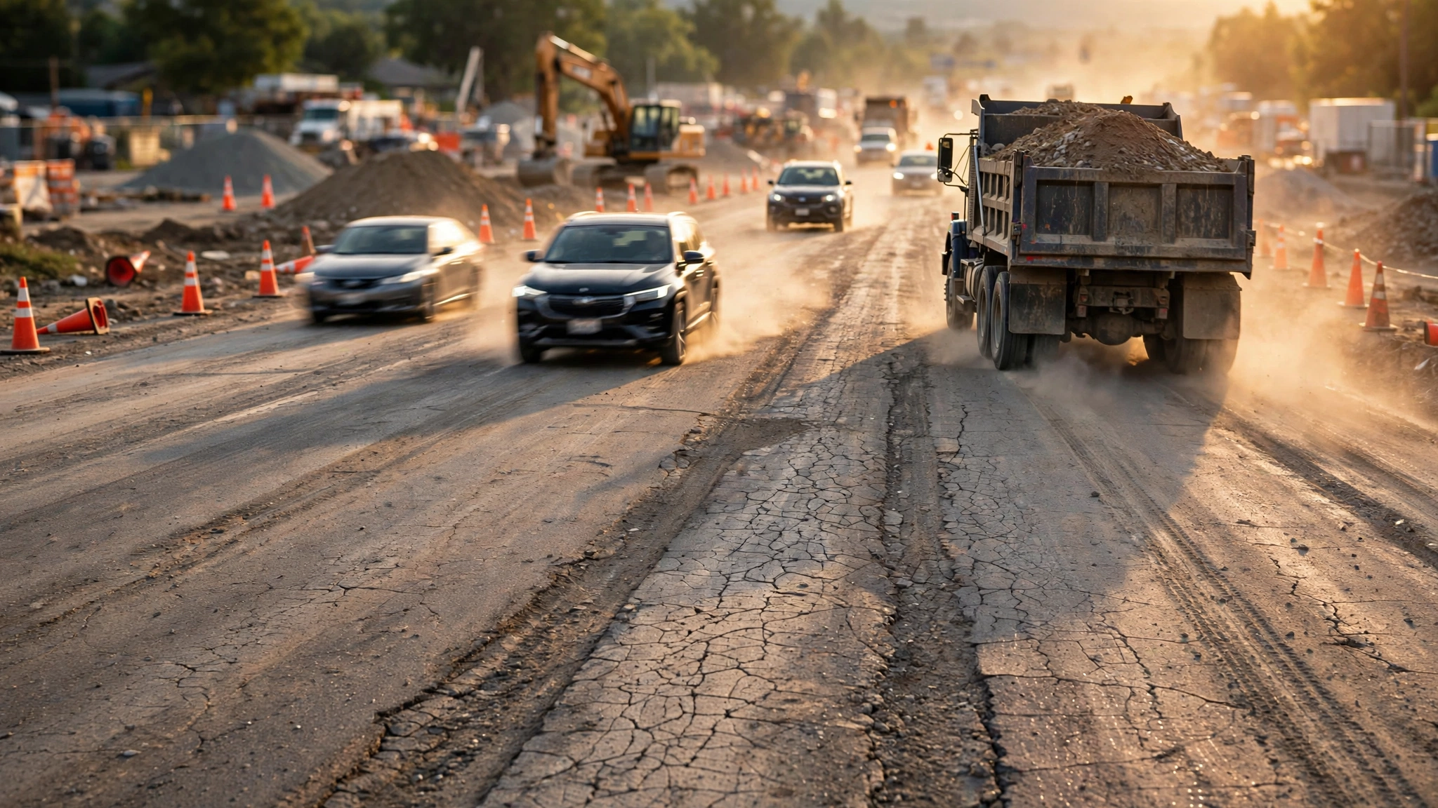 Poor Road Compaction