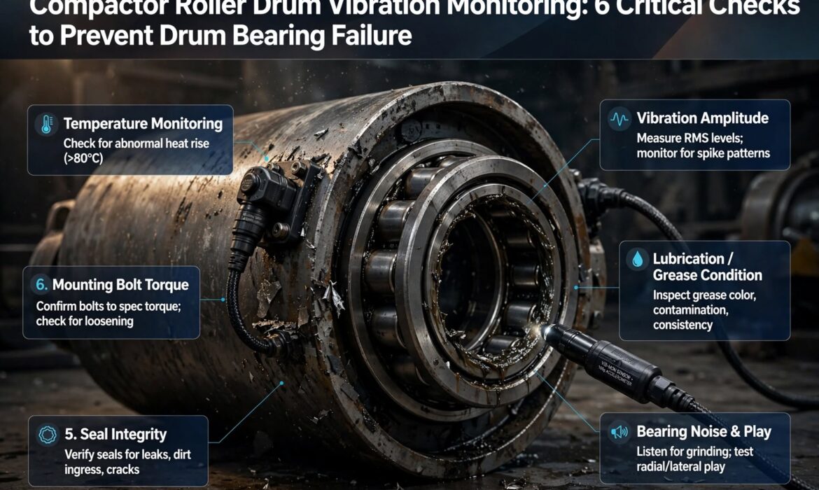 Compactor Roller Drum Vibration Monitoring