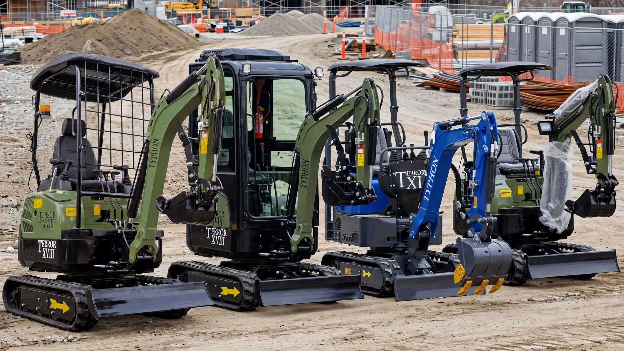 TYPHON Mini Excavators Sales Trends