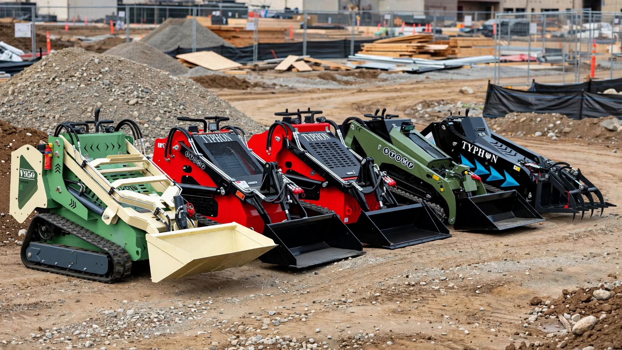 TYPHON Skid Steer Models Comparison